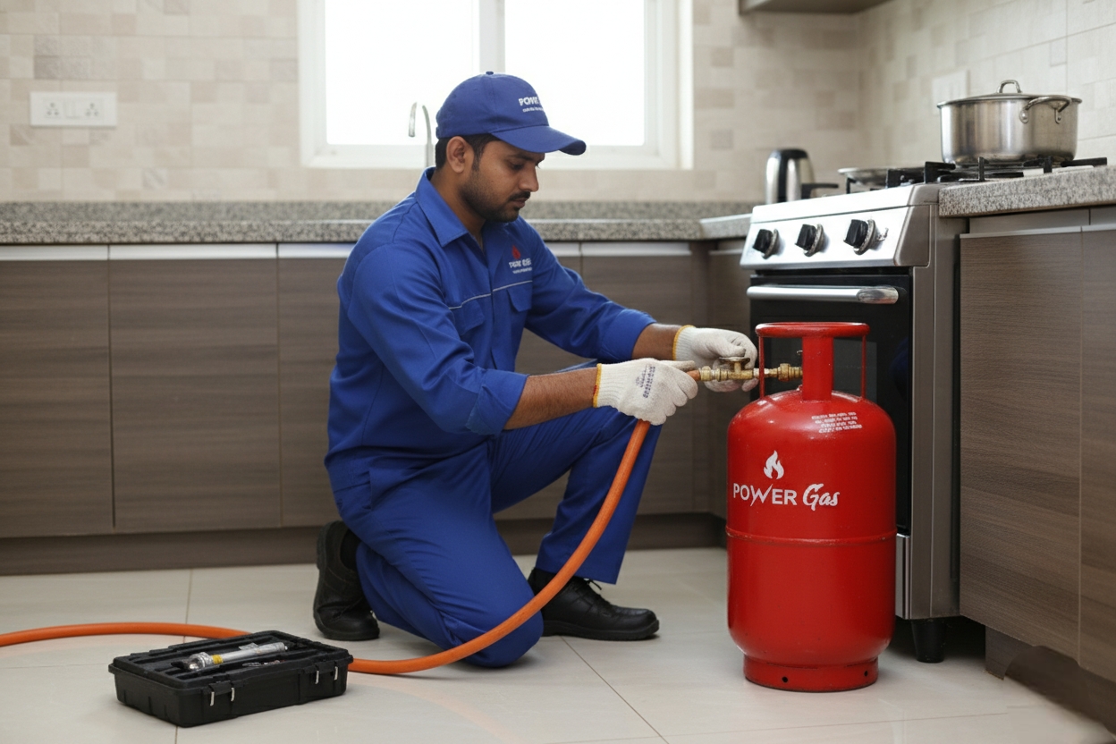 Customer support representative with a headset ready to help